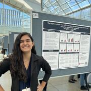 Ana Clara Vieira Zaidan presenting at SPSP 2024