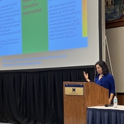 Dr. Negin Toosi presenting at SPSP 2025
