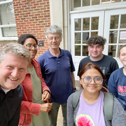 A group of six people