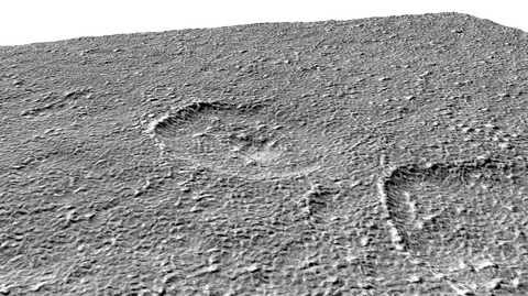 Craters on Mars