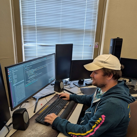 William Panlener in his Natural Habitat