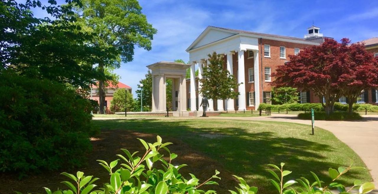Statue of James Meredith on campus of University of Mississippi