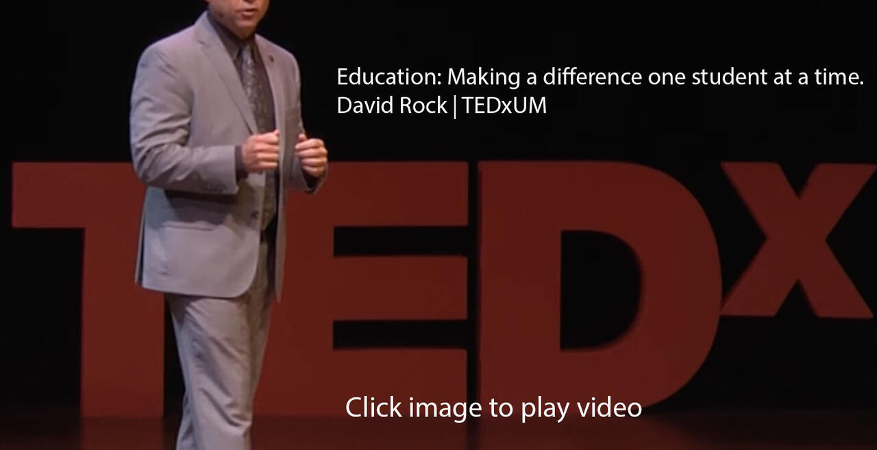 David Rock TedX UM