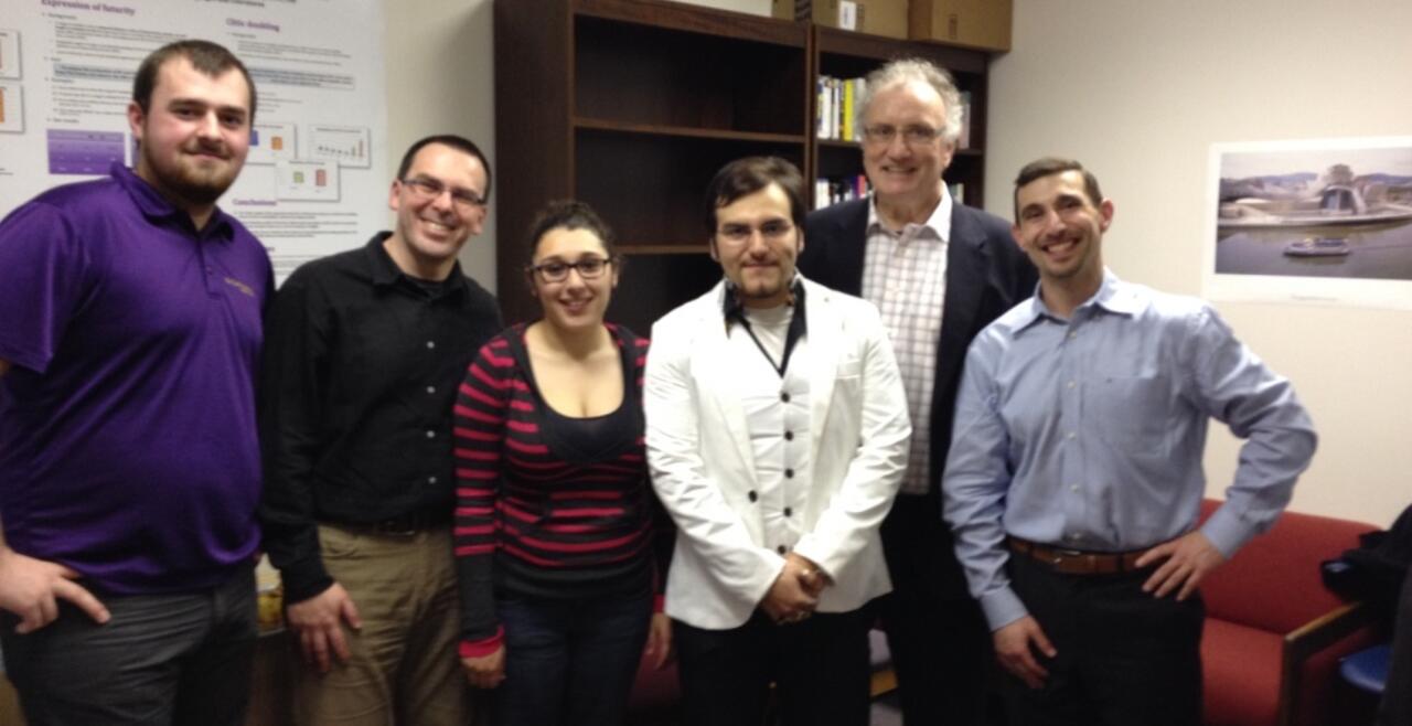 Socioling Lab opening with students and Dr Wolfram 2014