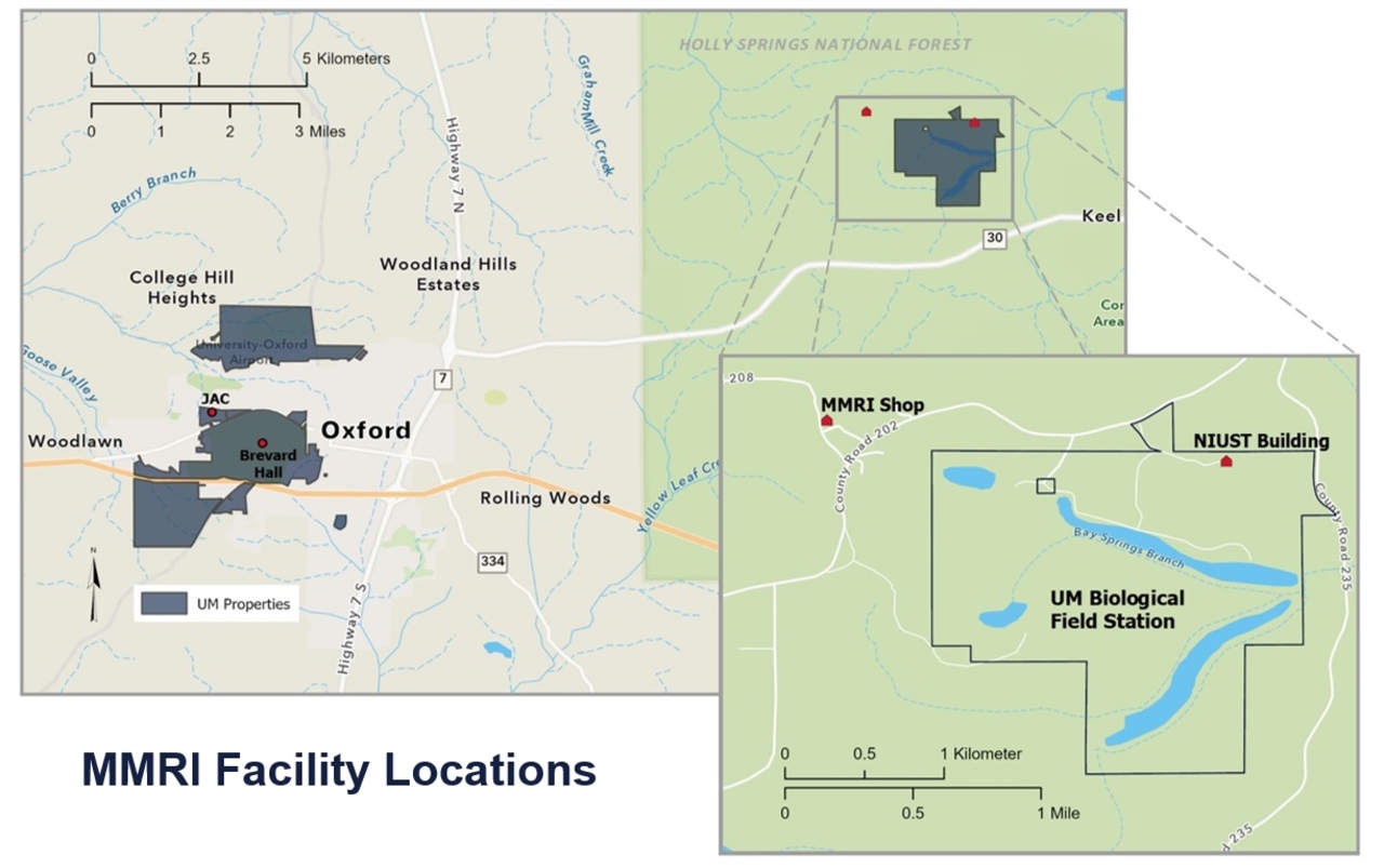 MMRI Facilities Map