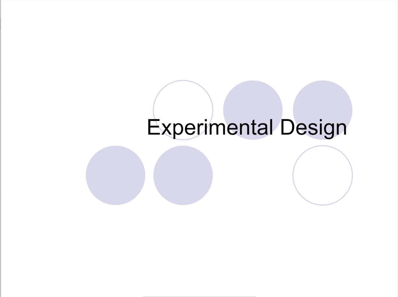Exp Design